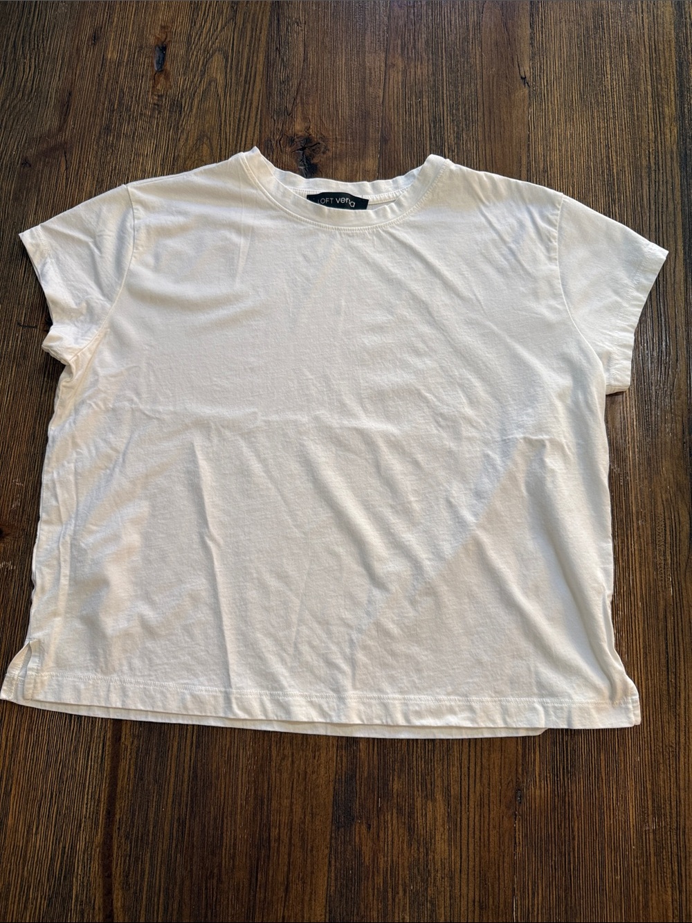 LOFT VERSA White Short-Sleeve Crewneck Tee